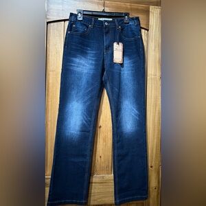 Xujona Women’s Straight-Leg Jeans in Dark Blue